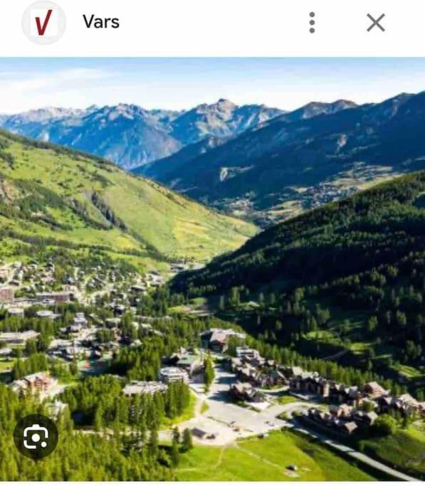 Appartamento Duplex Avec Belle Terrasse Au Pied Des Pistes Vars  Esterno foto