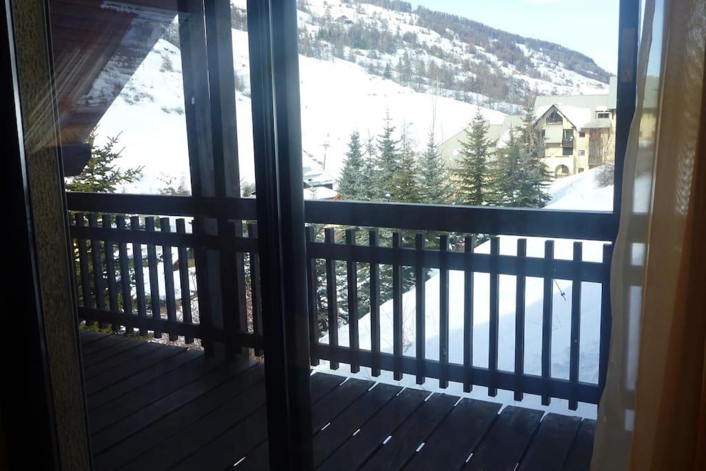 Appartamento Duplex Avec Belle Terrasse Au Pied Des Pistes Vars  Esterno foto